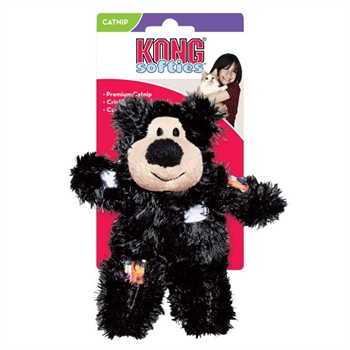 KONG Cat Softies Kattplysch med Catnip Svart